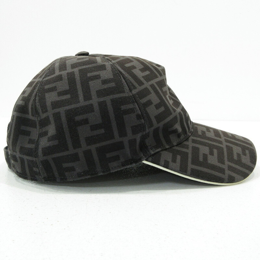 Fendi Baseball Cap Zucca Gray View 3
